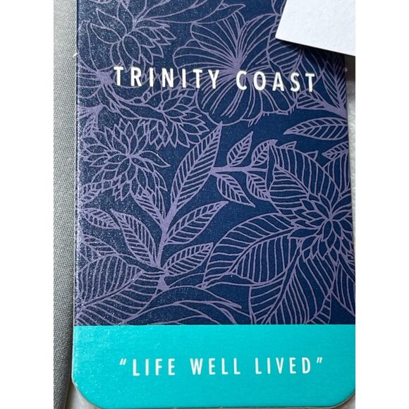 Trinity Coast Size 2XB Swim Trunks color block gray and black 9" Inseam Elastic - Picture 9 of 12